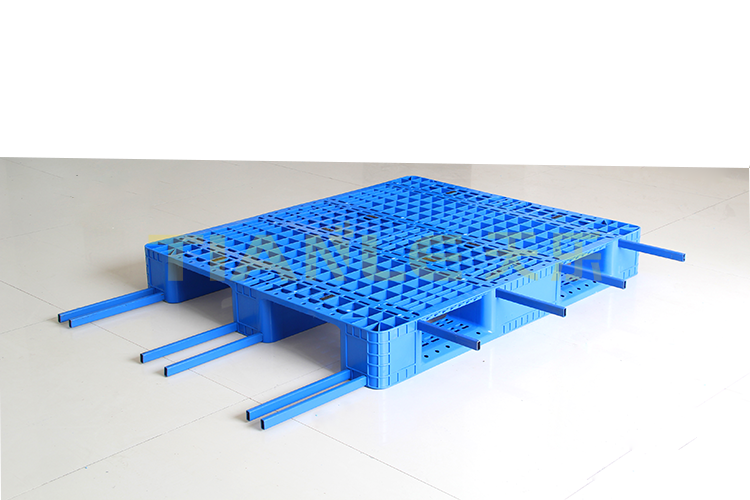 加鋼管川字塑料托盤